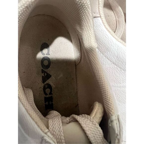 Coach Clip Low Top Sneaker Chalk size 8.5 M - Picture 6 of 12